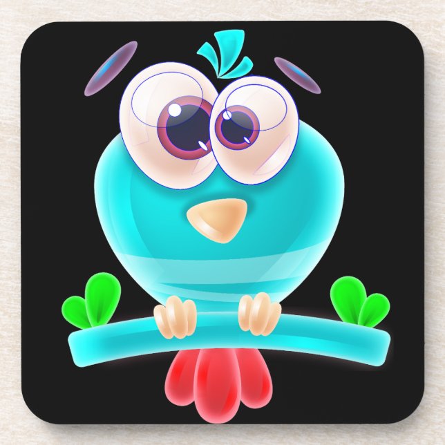 Porta-copo Apoio de Choque Funky Birdie Chill (Frente)