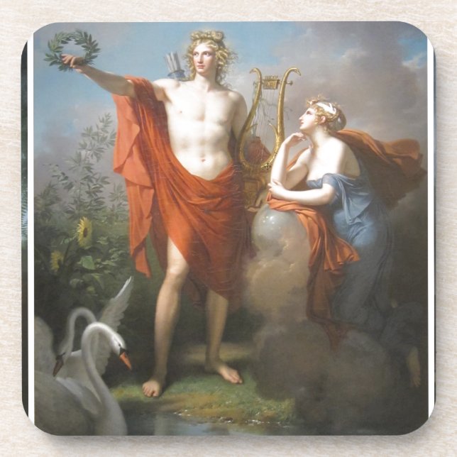 Porta-copo apollo e os musos (Frente)