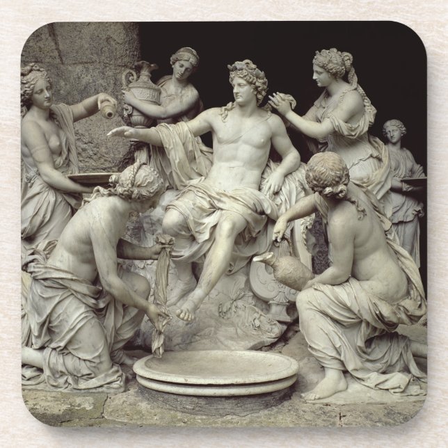 Porta-copo Apollo tendeu pelas ninfas, pretendidas para o (Frente)