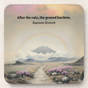 Porta-copo Após a Chuva (Arte Japonesa na Paisagem)