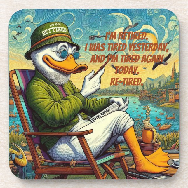 Porta-copo Aposentado e reaxado (Frente)