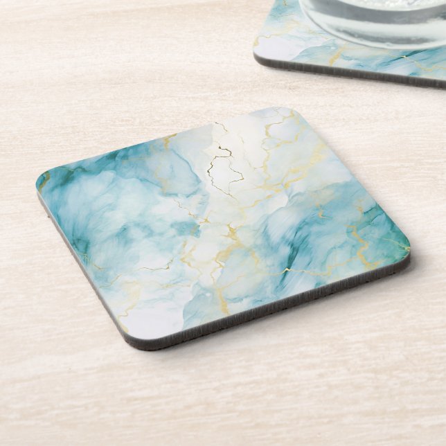 Porta-copo Aquarela azul (Left Side)