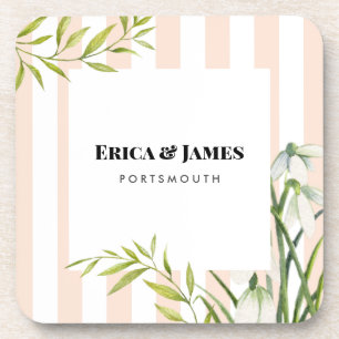 Porta-copo Aquarela Pequena Neve Branca Cai & Laurel