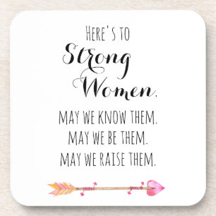 Porta-copo Aqui está a Citação Tribal da Flecha para Mulher F