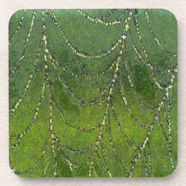Porta-copo Aranha-Aranha com Placas de Abstrato (Frente)