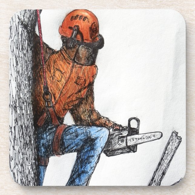 Porta-copo Arborist Tree Surgeon (Frente)