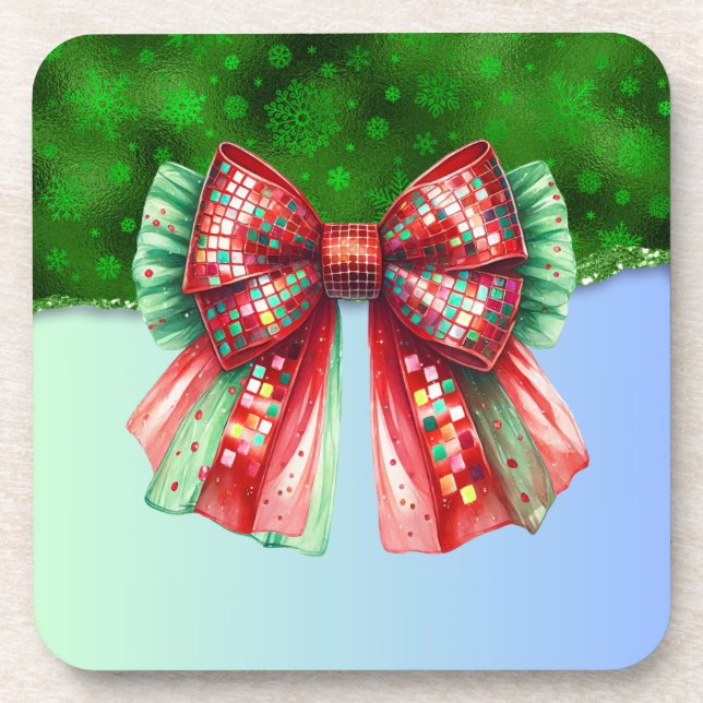 Porta-copo Arco Croquette Bling Glitter Xmas (Frente)