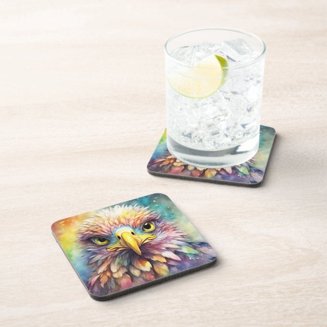 Porta-copo Arco-Íris Aves Águia 1 (Lado Direito)