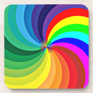 Porta-copo Arco-Íris Colorido Mandala-46556