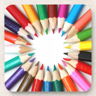 Porta-copo Arco-íris dos Pontos 2 do Lápis Colorido