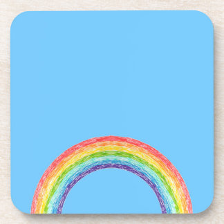 Porta-copo Arco-íris e céu azul