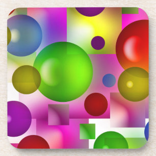 Porta-copo Arco-Íris Geométrico