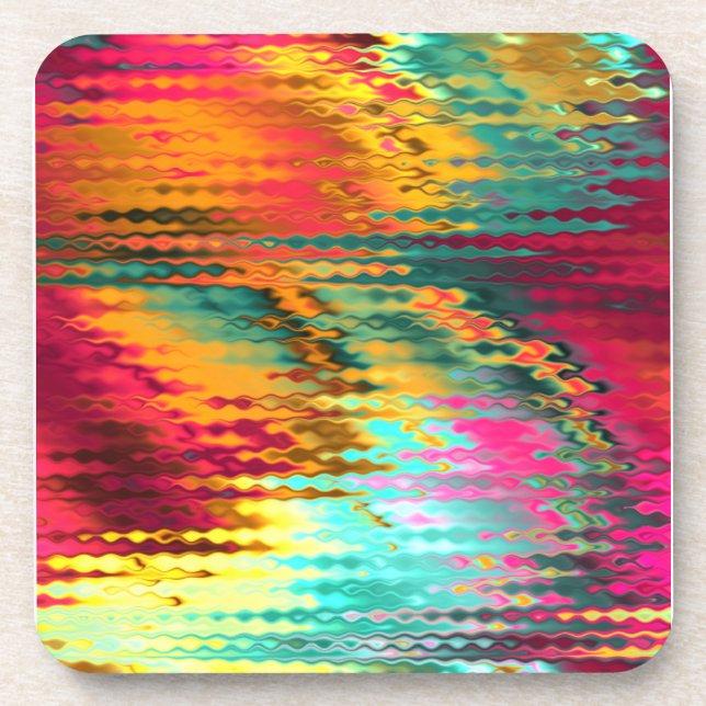 Porta-copo Arco-Íris Líquido (Frente)