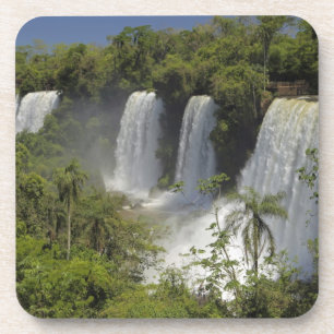Porta-copo Argentina, Cataratas do Iguaçu ao sol.