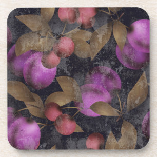 Porta-copo Aromas frutas, de ameixa, de cereja