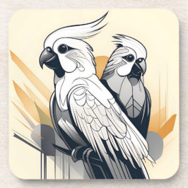 Porta-copo Art Deco Conjunto de portas copos de plástico do D