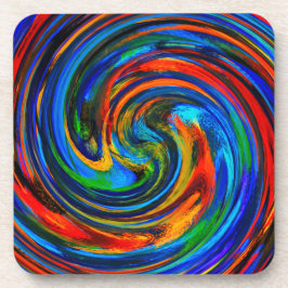 Porta-copo Arte Abstrata Moderna com Redemoinho #10