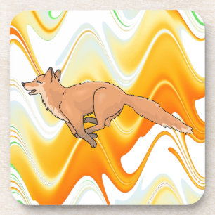 Porta-copo Arte animal de Digitas do chá do partido de escrit