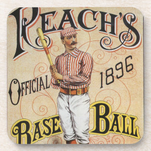 Porta-copo Arte da Capa do Guia de Beisebol Esportivo Vintage