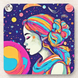 Porta-copo Arte da Lua Badaist