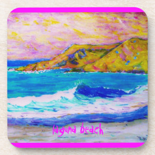 Porta-copo arte da praia de laguna