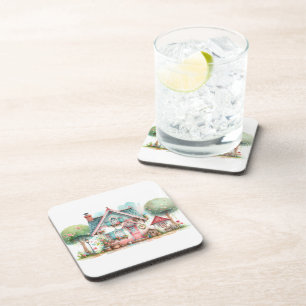 Porta-copo Arte De Algodão De Fada De Pastel Whimssso