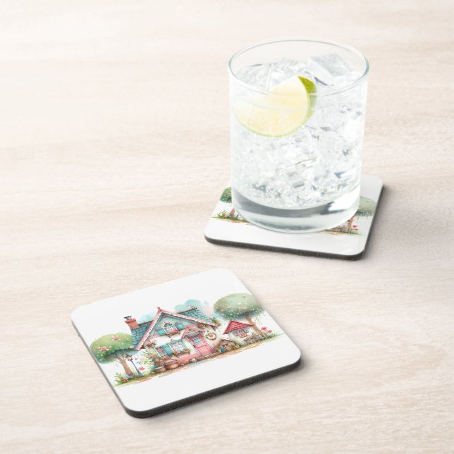 Porta-copo Arte De Algodão De Fada De Pastel Whimssso (Lado Direito)