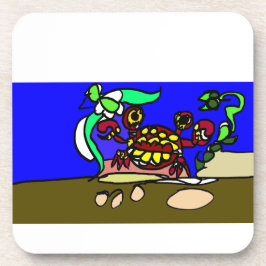 Porta-copo Arte de caranguejo