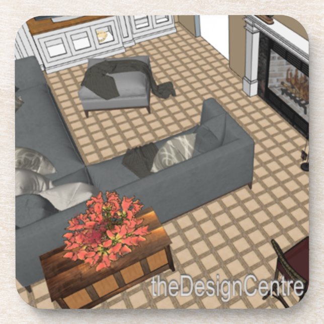 Porta-copo arte de decoração do DesignCenter (Frente)