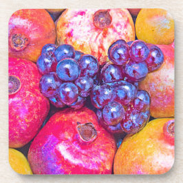 Porta-copo Arte de fruta estática