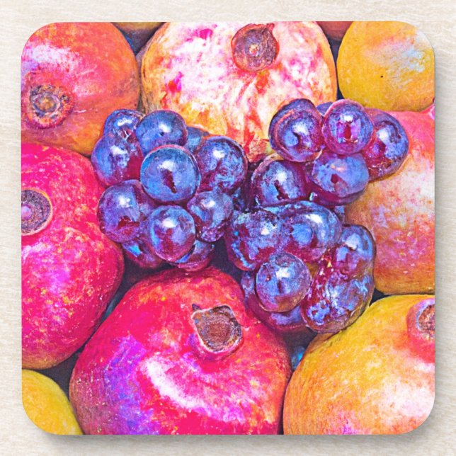 Porta-copo Arte de fruta estática (Frente)