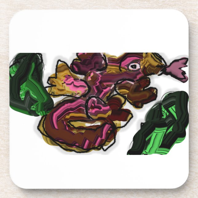 Porta-copo Arte de Lizard (Frente)