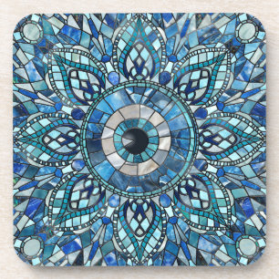 Porta-copo Arte de Mandala Mosaica Amuleta mau