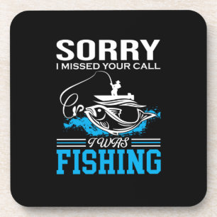 Porta-copo Arte De Pesca Desculpe Eu Estava Pescando