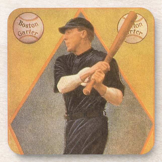 Porta-copo Arte de rótulo de produto antigo, Boston Garter pa (Frente)