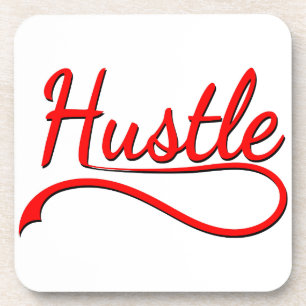 Porta-copo Arte de Tipografia Hustle