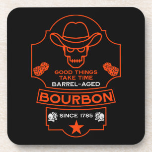Porta-copo Arte de Uísque Bourbon