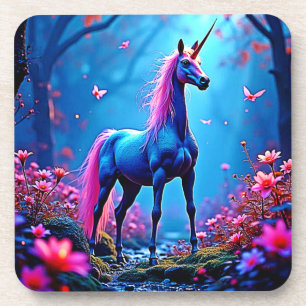 Porta-copo Arte de Unicórnio de Fantasia Mística