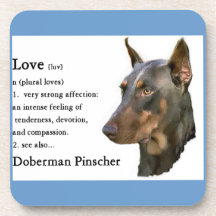 Arte do Doberman Pinscher O Amor É...