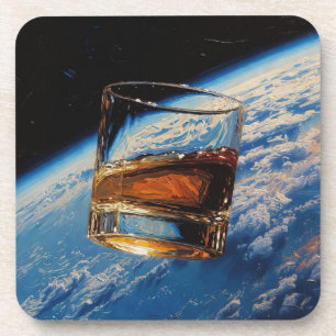 Porta-copo Arte do Whiskey: No Espaço (Pintura No. 2)