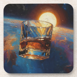 Porta-copo Arte do Whisky: No Espaço (Pintura No. 5)
