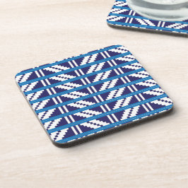 Porta-copo Arte étnica letã letã branca e azul
