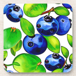 Porta-copo Arte fresca de mirtilo