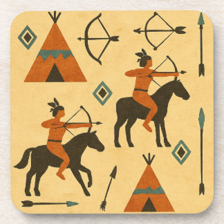 Porta-copo arte indiana