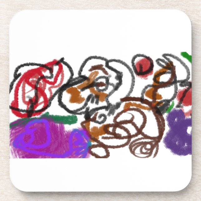 Porta-copo Arte irlandesa Wolfhound (Frente)