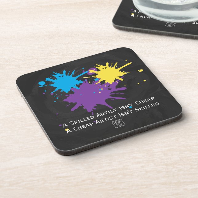 Porta-copo Arte Não É Barata (Left Side)