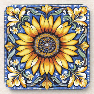 Porta-copo Arte popular floral ucraniana