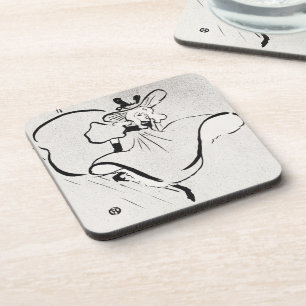 Porta-copo Arte Preto e Branco Jane Avril por Toulouse Lautre