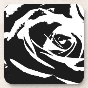 Porta-copo Arte Rosa posterizada