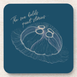 Porta-copo Arte sobre águas-vivas desenhadas à mão